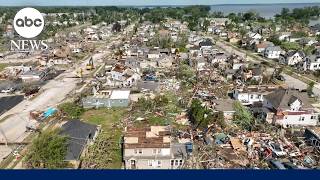 Destructive tornado touches down near Appleton, Wisconsin, leaving trail of damage