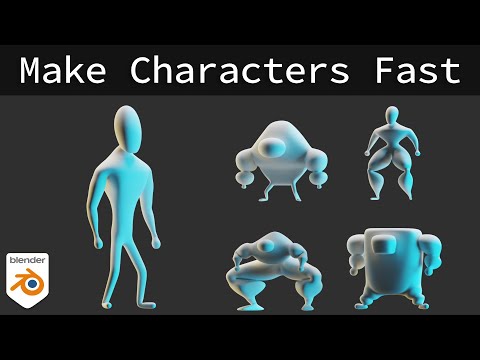 Make Characters Fast With The Skin Modifier In Blender