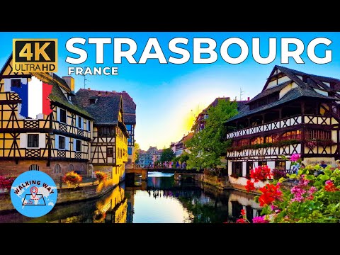 Strasbourg, France Walking Tour - 4K 60fps with Captions