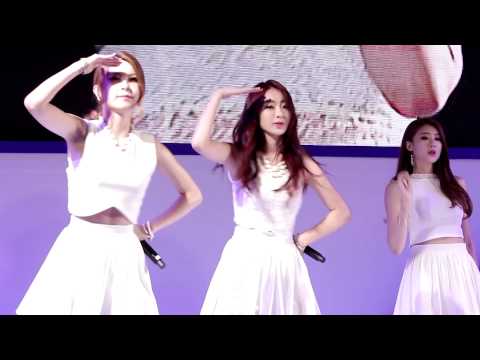 140820 태릉선수촌 격려 행사 02 TICKET 나인뮤지스 경리