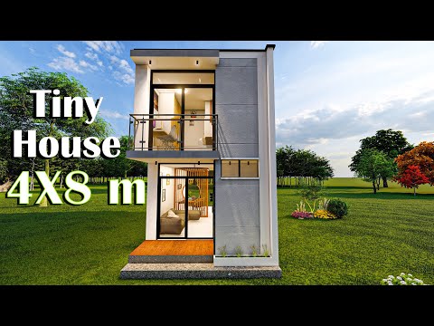 Mini Casa 4x8 metros - 2 dormitorios - Tiny house
