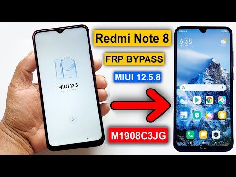 Redmi Note 8 Frp Bypass MIUI 12.5.8 (Without Pc) Redmi Note 8 MIUI 12.5.8 Google Account Remove ✅✅✅