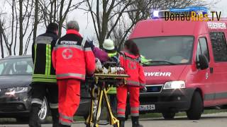 preview picture of video '4 Verletzte bei schwerem Verkehrsunfall nahe Heißesheim'