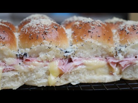 HAM AND CHEESE | HAM AND CHEESE SLIDERS |  HAM AND CHEESE SANDWICH