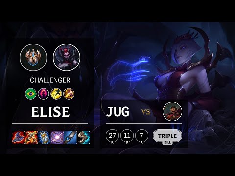 Elise Jungle vs Graves - BR Challenger Patch 10.14