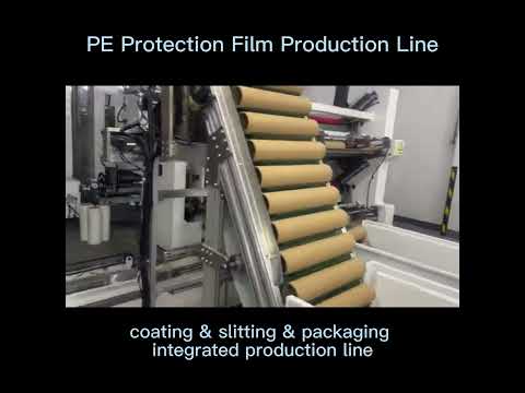 , title : 'PE (polyethylene) Protection Film Production Line Coating & Slitting & Packaging integrated'