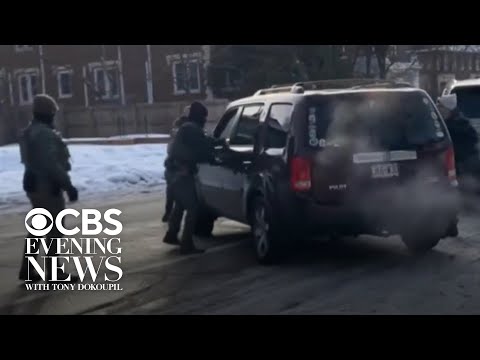 What eyewitness video shows in moments before ICE shooting