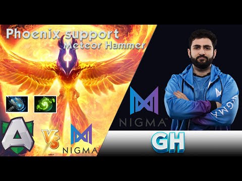 GH Phoenix Support Meteor Hammer Nigma VS ALLIANCE DOTA 2 - EU DPC 2021 Full Game 3 DOTA2 GOD Player