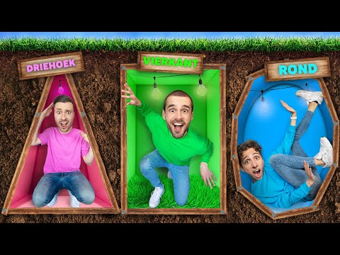 Wie De Beste Geheime Kamer In 1 Vorm Bouwt Wint! *Rutger Zoekt Ons*