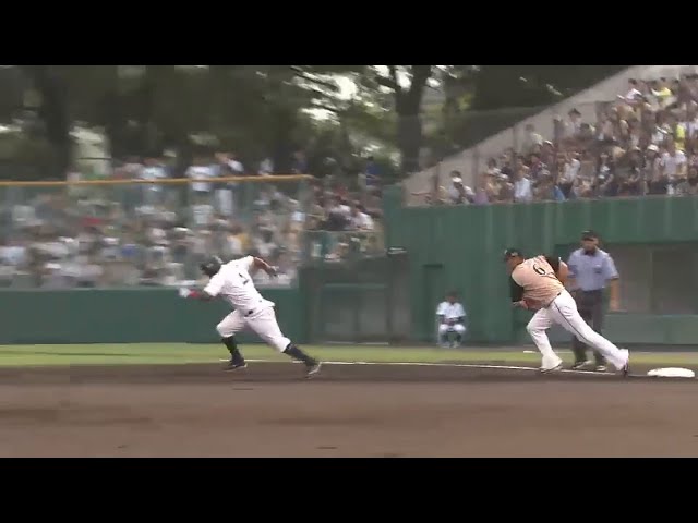 【1回裏】飛び出してもセーフ!! バファローズ・ヘルマン必死の走塁!! 2015/7/30 M-L