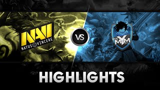 Early game highlights by Na'Vi vs MYM @Excellent Moscow Cup 2