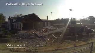 preview picture of video 'Falkville High School demolition'