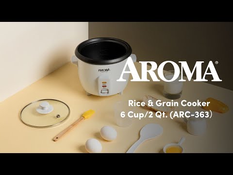 How to cook rice in your Aroma Pot Style rice cooker