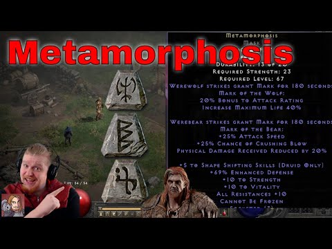 D2R 2.6 PTR Runewords - Metamorphosis (Io Cham Fal) OutDated