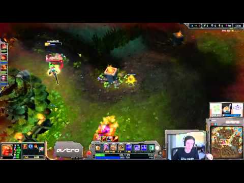 Bjergsen - Gragas vs Kayle Challenger ranked solo queue mid