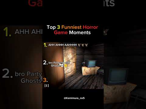 Top 3 Funniest Horror Game Moments 🔥 You can't believe the last one 😂💀