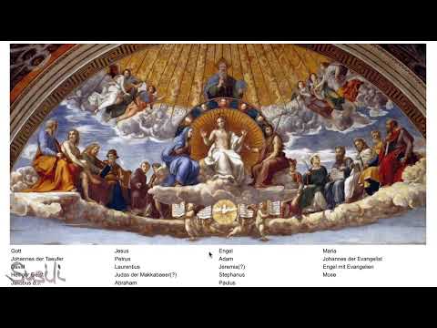 Disput über das Sakrament (Raffael) music by KI-Susanne #renaissance #raffael