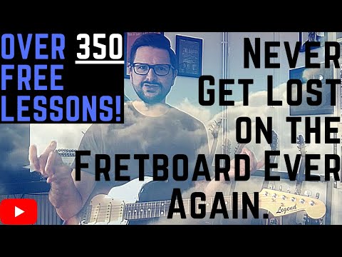 HOW to FIND YOUR WAY AROUND the FRETBOARD & How to Avoid Getting Stuck Using the Same Old Shapes pt1