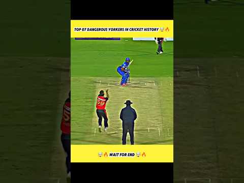 Top 07 Unbelievable Yorkers in Cricket 🤯🔥
