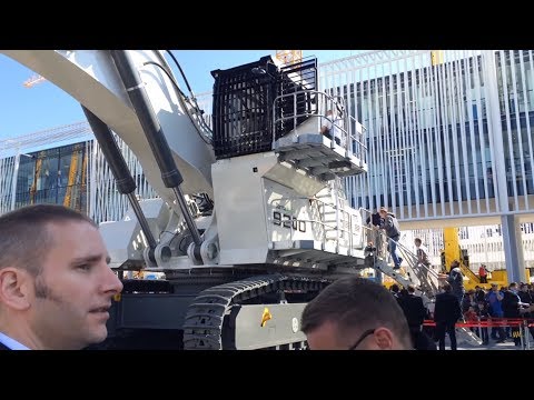 Brand New Liebherr R9200 Excavator And Specs At Bauma Expo 2016