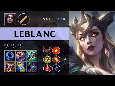 LeBlanc Mid vs Twisted Fate - VN Grandmaster Patch 25.24