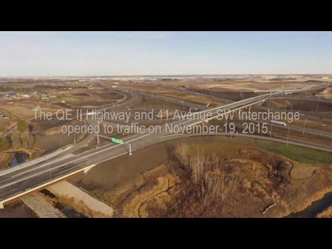 QEII 41 Street Interchange