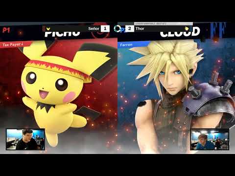 Sink or Swim 150 Losers Semi-Finals - Senor (Pichu, Diddy) vs Thor (Cloud)