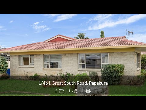 1/461 Great South Road, Papakura, Auckland, 2房, 1浴, 排房