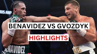 David Benavidez vs Oleksandr Gvozdyk Highlights & Knockouts