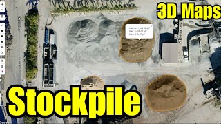 3D Mapping For Stockpile Drone Jobs