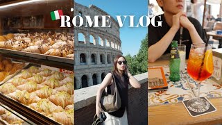 羅馬旅遊vlog🇮🇹｜台日夫妻的自助旅遊開始囉✨、義大利麵、冰淇淋、咖啡都太好讚🍝！羅馬競技場、萬神殿、雷維噴泉、梵蒂岡半日遊｜歐洲蜜月💕｜水瓶小姐