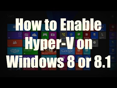 comment installer hyper v sur windows 8