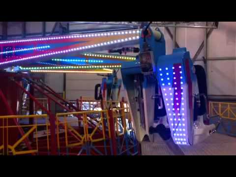 New LED system on KMG XLR8 amusement ride.