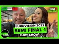 EUROVISION 2022 SEMI FINAL 1 JURY SHOW LIVESTREAM