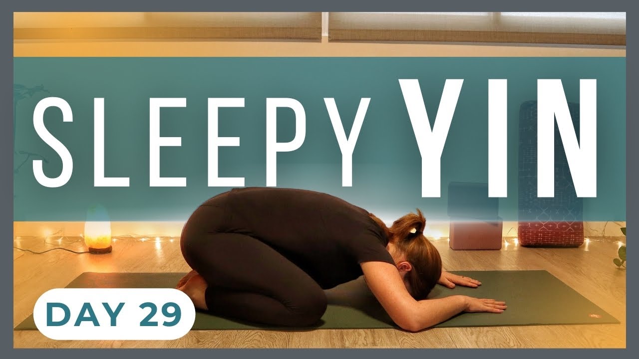 30-Minute Bedtime Yin Yoga For Sleep — Yin Yoga class, 34 minutes