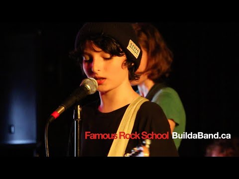 Calpurnia /The Aubreys - Say it Ain't So - at Famous / BuildaBand Rock Camp with Finn Wolfhard