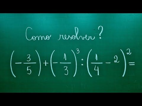 EXPRESSÃO NUMÉRICA COM NÚMEROS RACIONAIS - Professora Angela Matemática