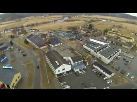 Selbu sentrum i fra lufta