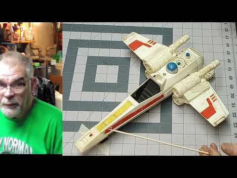 Kenner 1978 X-wing fighter toy restoration from beginning to end. From a real toy guy.