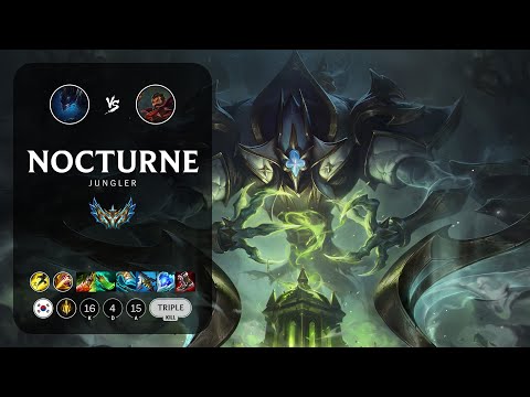 Nocturne Jungle vs Graves - KR Challenger Patch 13.15