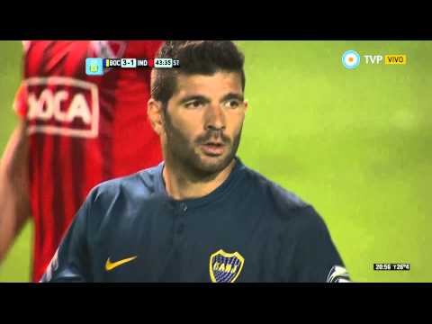 Gol de Gigliotti. Boca 3 - Independiente 1 | TPD2014 - Fecha 17