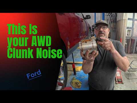 Ford AWD Rear End Noisy? Viscous Coupler Replacement DIY #ford Edge, Escape, Fusion