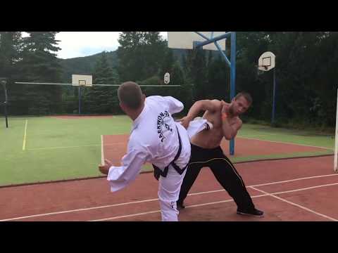 Capoeira vs Taekwondo choreography