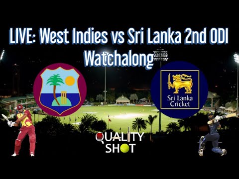 🏏LIVE: West Indies vs Sri Lanka | 2nd CG Insurance ODI 2021 |Live Watchalong | WI VS SL 2ND ODI LIVE
