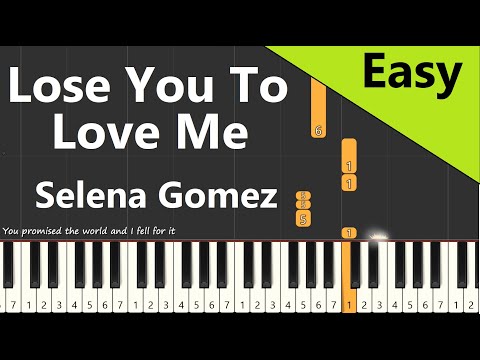Love Yourself - Justin Bieber  Piano Tutorial EASY
