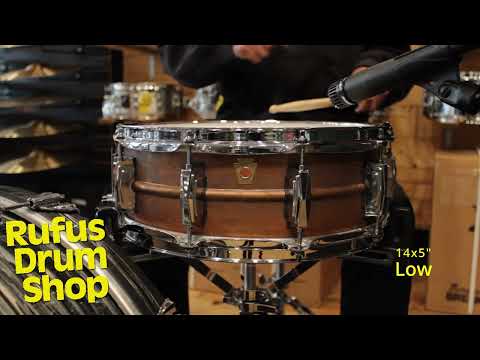Ludwig 14 x 5" Raw Copper Phonic Snare image 8
