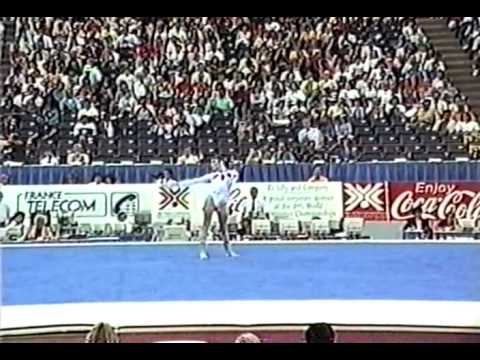 11th Team FRA Ingrid Stutz FX - 1991 World Gymnastics Championships 8.750