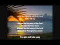 Blessed Be your Name - Matt Redman Karaoke ...