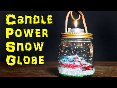 How to Make a Candle-Powered Snow Globe