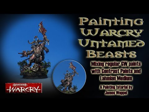How to paint an Untamed beast from Warcry